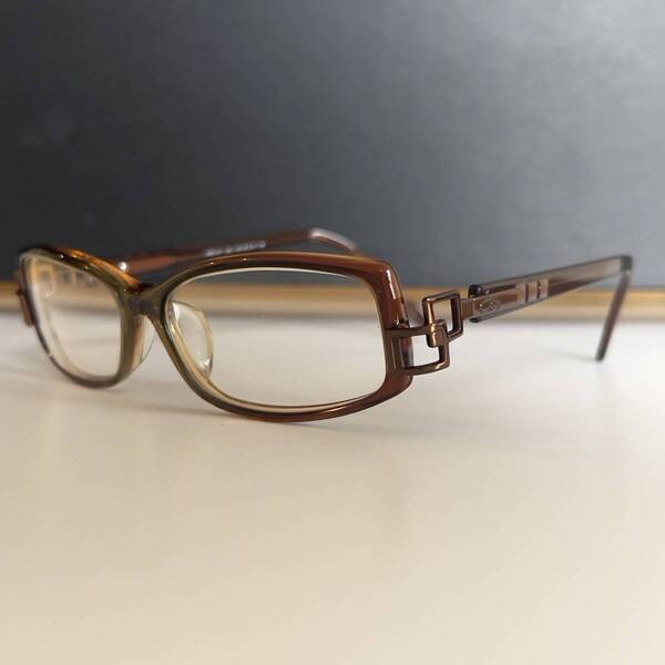 ◆CAZAL カザール MOD.311 眼鏡フレーム メガネ 度無しレンズ サングラス ブラウン 52□14 135 メガネ eyewear