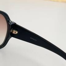 ◆GUCCI グッチ GG2948/S 807LF 61□15 125 ブラック BLACK ロゴテンプル ティアドロップ型_画像6