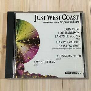 Just west coast john schneider / amy shulman /microtonal music for guitar and harpの画像1