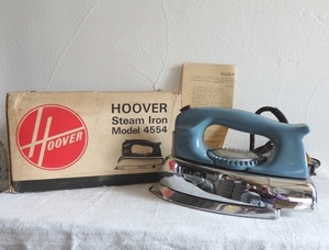  retro Англия производства pop . утюг HOOVER STEAM IRON MODEL 4554