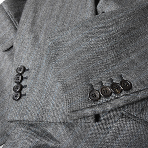 極美品 正規品 PRADA プラダ カシミヤ仕立て セットアップスーツ ジャケット スラックス パンツ シャツ コートの画像4