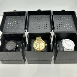DIESEL ディーゼル 腕時計 箱付 3個セット 可動品