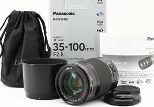 Panasonic H-HS35100 LUMIX G X VARIO 35-100mm F2.8 POWER O.I.S. カメラ レンズ パナソニック [美品] #2933A