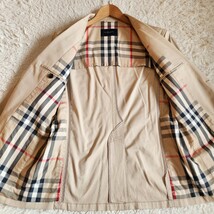 美品 バーバリー ロンドン【大人気 ベージュ ノバチェック 希少サイズ L】BURBERRY LONDON テーラードジャケット ノバチェック ストレッチ_画像7