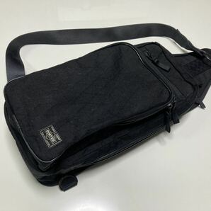 PORTER HYBRID SLING SHOULDER BAG ポーター ハイブリッド スリングショルダーバッグ コーデュラ ブラックの画像5