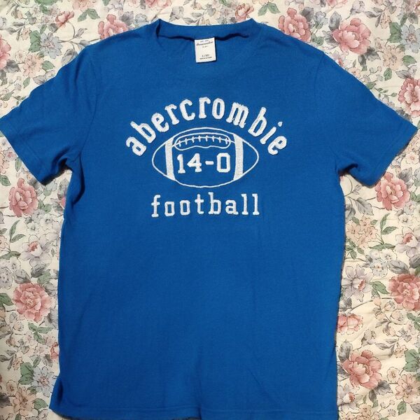 アバクロンビー&フィッチ Tシャツ 半袖 半袖Tシャツ L フットボール football トップス