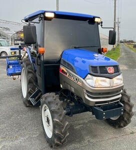 30馬力 イセキ / ISEKI 乗用Tractor Type AT30 イセキロータリー RAT17 　肥料散布機 beautiful condition　約91hours　フルスMokeフィルム