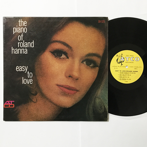 US ORIG LP■Roland Hanna■Easy To Love■Atco ピアノ・トリオ名盤 アメリカ盤 オリジナル モノラル【試聴できます】