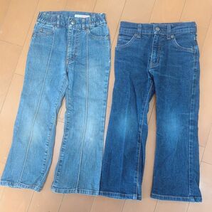 デニムパンツ ジーンズ　110センチ　2着セット