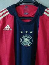 【未使用】ドイツ代表 08/09 ユニフォーム アウェイ 半袖 Oサイズ サッカー ワールドカップ W杯 ユーロ EURO adidas アディダス_画像2