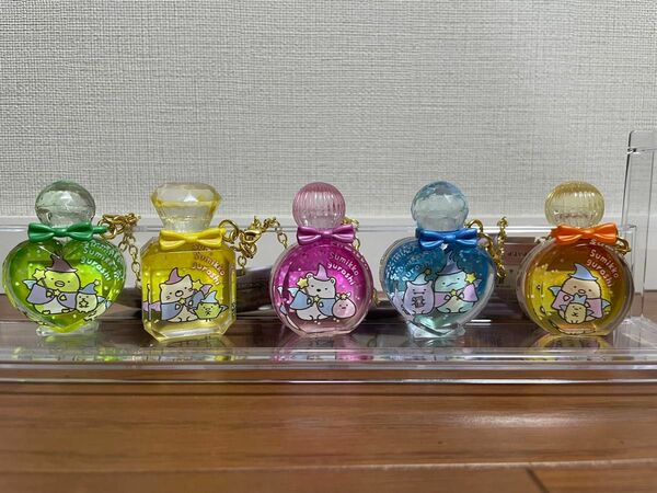 新品　すみっコぐらし ぷっクリアキーホルダー　　青い月夜のまほうのコ　5セット タグ付き