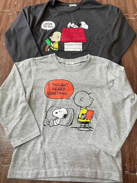 子供服　 長袖Tシャツ Tシャツ グレー　スヌーピ　110 まとめ売り