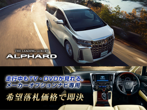 Alphard R2.1~ Toyota Оригинальный дисплей Аудио ТВ Отмена Установка Установка во время работы ТВ Смотреть 2,5X 35