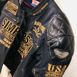 SIMPSON プロテクター肩、肘、胸、背、標準装備 脱着式防寒インナー付き Rider's Jackets NORIXシンプソンジャケットの画像9