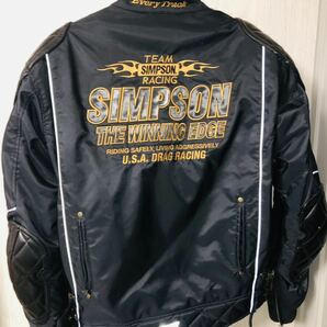 SIMPSON プロテクター肩、肘、胸、背、標準装備 脱着式防寒インナー付き Rider's Jackets NORIXシンプソンジャケットの画像4