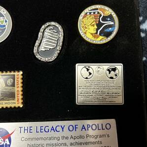 宇宙 NASA THE LEGACY OF APOLLO 記念ピン セット の画像4