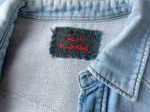 【定価32,400円】ロンハーマン Vintage リペア加工 スウェットデニムシャツ M 日本製 RonHerman RHC FAKE KNIT DENIM_画像7