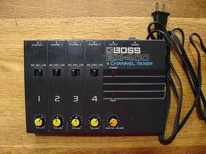 ビンテージBOSS　４Ｃｈ　ＭＩＸＥＲ　ＢＸ－４００　機能良好　日本製