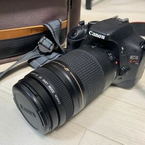 Canon EOS X4 一眼レフカメラ 75-300mm 望遠レンズ カメラバッグ ストラップ など 1台 キャノンの画像1