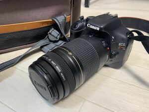 Canon EOS X4 一眼レフカメラ 75-300mm 望遠レンズ カメラバッグ ストラップ など 1台 キャノン