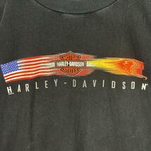 ハーレーダビッドソン USA製 プリントロゴ 半袖 Tシャツ ブラックXXXXL_画像7