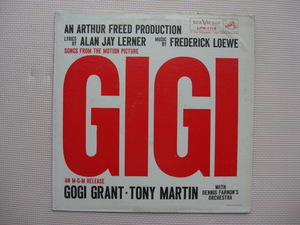 *[LP]GIGI.. hand about .(gogi gran to, Tony Martin )| soundtrack (LPM-1716)( foreign record )