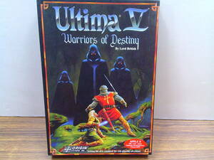 x16【RPG/ソフト】「UltimaⅡwarriors of Destiny」5.25”DISK4枚APPLEⅡ