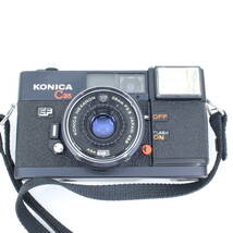 1円～【動作未確認】コニカ Konica c35 EF コンパクトフィルムカメラ 38mm F2.8 _画像2