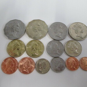 オーストラリア 硬貨 エリザベスⅡ女王 古銭 おまとめ 詳細不明 激安1円スタートの画像2