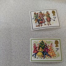 イギリス切手　1978年　クリスマス　4種_画像3