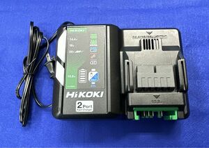 HiKOKI 10.8V/14.4/18V/36V USB充電端子付き　2ポート急速充電器 UC18YDML