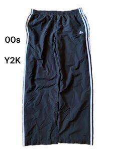 早い者勝ち！！）00s Y2K adidasワイドトラックパンツ