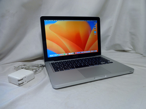 Macbook Pro//Mid 2012/・Ventura&Winows11 Pro//MD102JAA /New-256GB-SSD/8GBメモリ///全動作確認済 //送料着払い /落札価格のみ決済