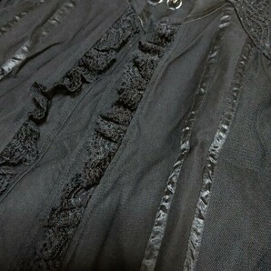 オッズオネスト OZZ ONESTO スカート コルセット ブラック レース 金具飾り 美品 ゴスロリの画像2