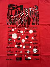日本サーフィン連盟　2016年　NSA 大会Tシャツ　2枚セット　非売品　選手限定_画像4