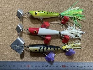 スパターバズ フレッド アーボガスト 中古品 3個セット (検索用キーワード) ナマズ 雷魚 スネークヘッド バス