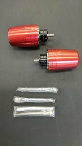 [ new goods ]POSH heavy weight to bar ends & cover ( red ) CB1300SF CB400SF CBR250RR 17~ Hayabusa etc. 031979-00&01879-03 * attention equipped 