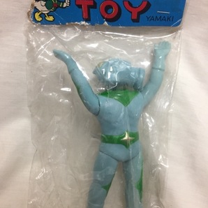 ◎YAMAKI PLASTIC TOY ミラーマン風 フィギュア ソフビ 現状品の画像1