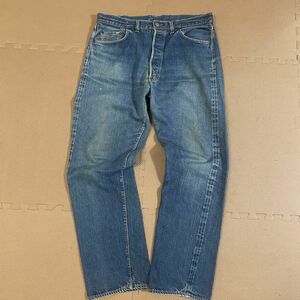 神個体　60s LEVIS 501 BIGE XX 66前期オリジナル 赤耳 デニム ジーンズ