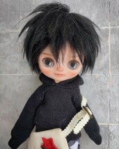 カスタムプチブライス 男の子 *HosHinoKo* Custom Blythe カスタムブライス アウトフィット付き 可動ボディ_画像7