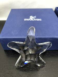 0404.88 新品 本物 スワロフスキー 星　置物　クリスタル SWAROVSKI　48g