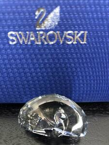 0404.90 新品 本物 スワロフスキー 孔雀　置物　 クリスタル SWAROVSKI　15ｇ