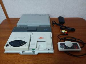 PCエンジン　CD-ROM2システム　後期型　CDR-30A　IFU-30A　メンテナンス済み