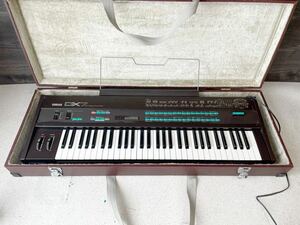 1円 動作品 良品 YAMAHA ヤマハ シンセサイザー 初代 DX7 ハードケース カートリッジ 付き 説明本 マニュアル 教本 セット 売り切り