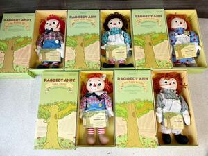 未使用 DAKIN ラガディ Raggedy ANN&ANDY アン&アンディ 5体 まとめ 大量 セット まとめて ヴィンテージ 限定品 ナンバー入り 希少品 売切