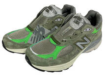 未使用品 US8(26cm) Patta × New Balance 990V3 Keep Your Family Close Olive パタ ニューバランス 990V3 キープユアファミリー クローズ_画像2