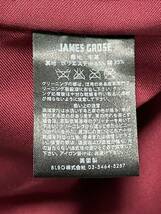 極美品 36 JAMES GROSE MANILA JACKET ジェームスグロース マニラ ライダースジャケット 黒 カウハイド 牛革_画像8