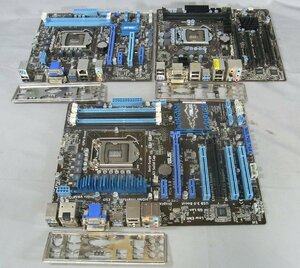 B39058 O-03059 LGA1155 マザーボード 3枚セット ジャンク