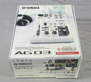 B39024 O-04005 YAMAHA ウェブキャスティングミキサー オーディオインターフェース 3チャンネル AG03 ジャンク