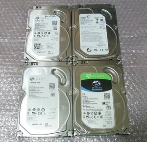 B39203 O-04164 3.5インチ HDD 2TB 4個セット 判定正常